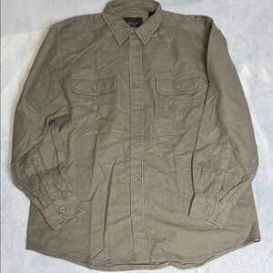 Red Head 100% Cotton Button-Up Long Sleeve Shirt